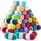 60*20g Acrylic Yarn Skeins - 2600 Yards of Soft Yarn for Crocheting, Knitting and Craft Projects
